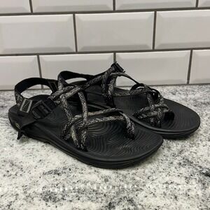 Chaco Womens 10 Z/Cloud X2‎ Sandals Black Strappy Toe Loop Hiking Gorpcore